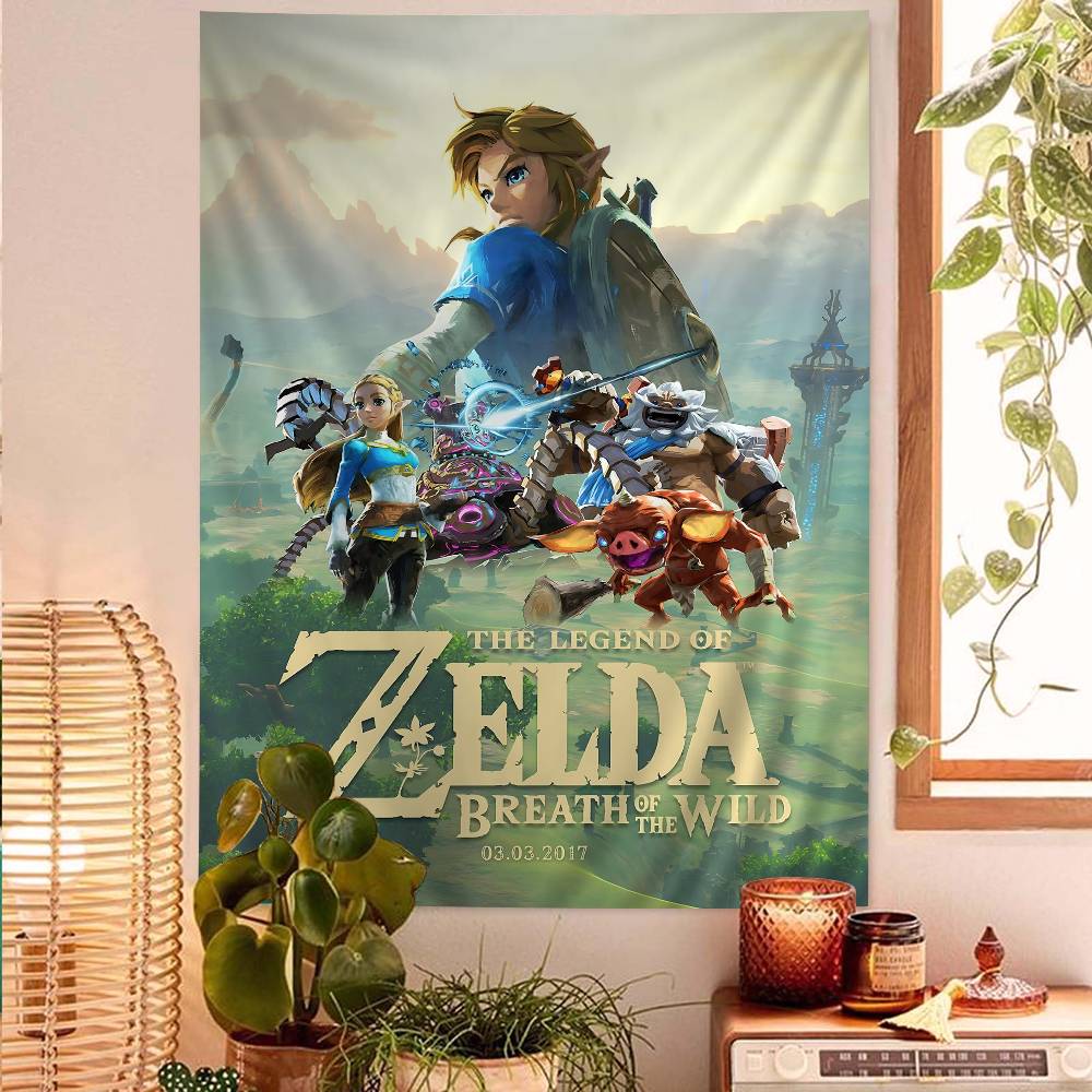 

Legend Video Game Zeldas Hanging Bohemian Tapestry Bohemian Wall Tapestries Mandala Kawaii Room Decor 74x94cm(29x37in)