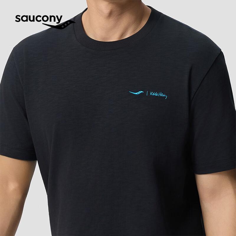 SAUCONY Men's 2026 Summer Running Training Short Sleeve T-Shirt