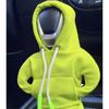 Fashion Hoodie Car Cute Cartoon Gear Shift Knob Cover Gearshift Handle Gear Lever Decorative Hoodie Cover Auto Interior Accessor