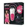 Braun | Epilator | Silk-épil 5 SE5500 | Run Time (max) 30 Min | Bulb Life (flashing) N/A | Number of Power Levels 1 | Wet & Dry | White/Pink