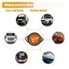 LED Outline Marker Lights Trailer for Truck 24V Amber Clearance Chicken Lights for Semi Trucks Freightliner Cargo – Universal Fit (Pack of 4)