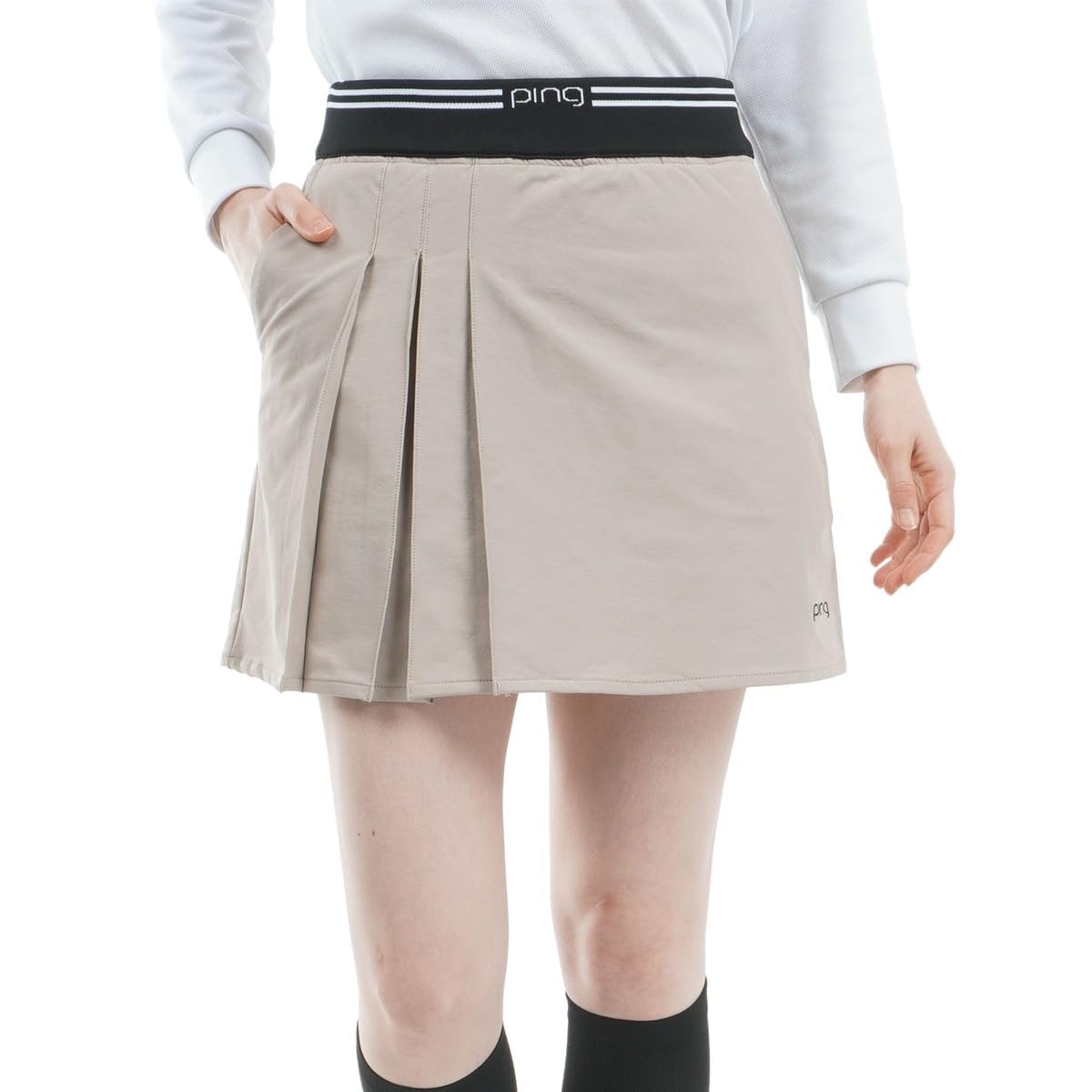 

Skirt Golf M [Pin Apparel] Women s (Stretch Cordura) / / 622-4234902 040_Beige