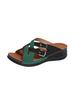 Fashion New Women Slippers Lightweight Comfortable Wedge Sandals Open Toe Anti-Slip Slippers Casual Female Platform Retro Shoes Slides