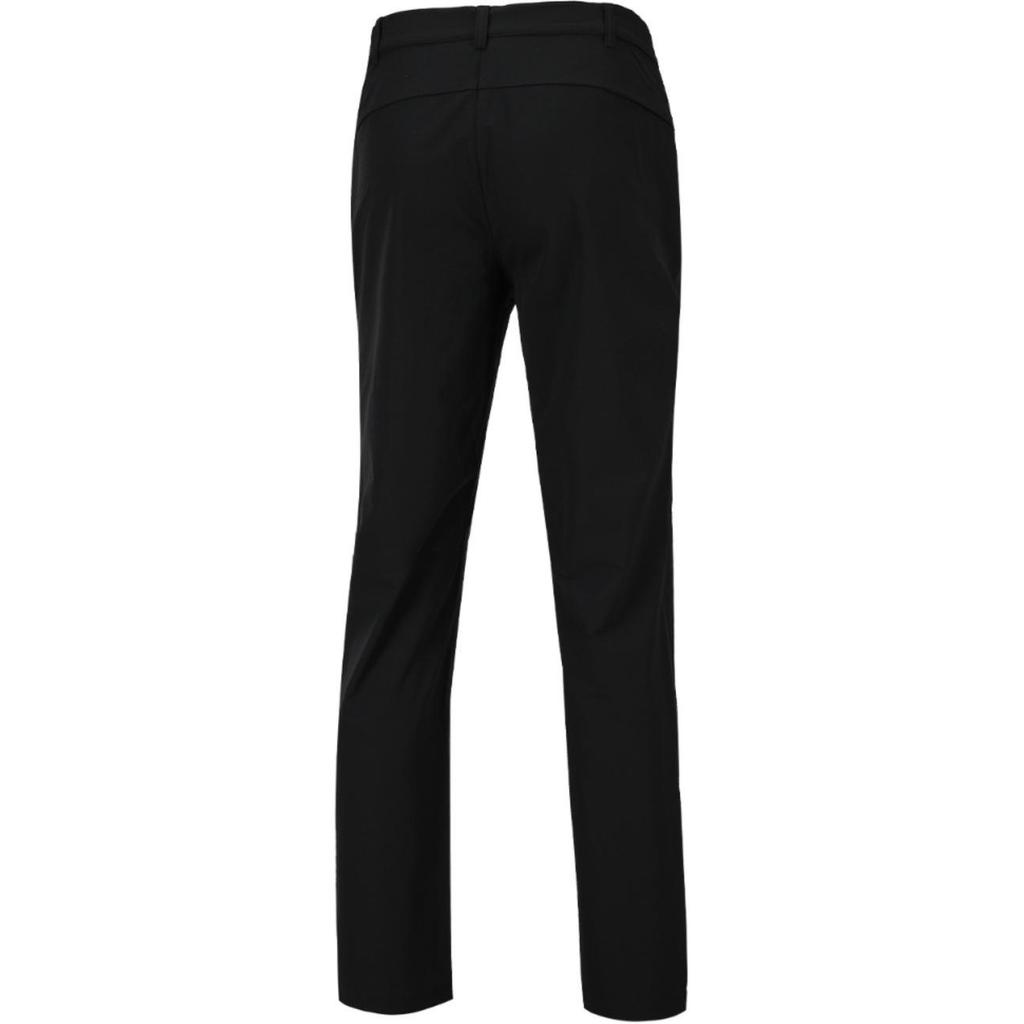 Li Ning Training Series Solid Color Logo Mid Waist Straight Leg Sports Pants Women pants Black AYKSB40-1
