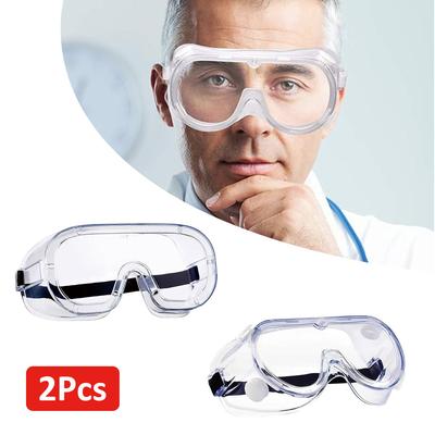 Brýle Ochranné brýle Brýle proti zamlžování Ochranné čiré zorníky Nepřímo odvětrávané širokoúhlé nastavitelné šplouchání měkké lehké