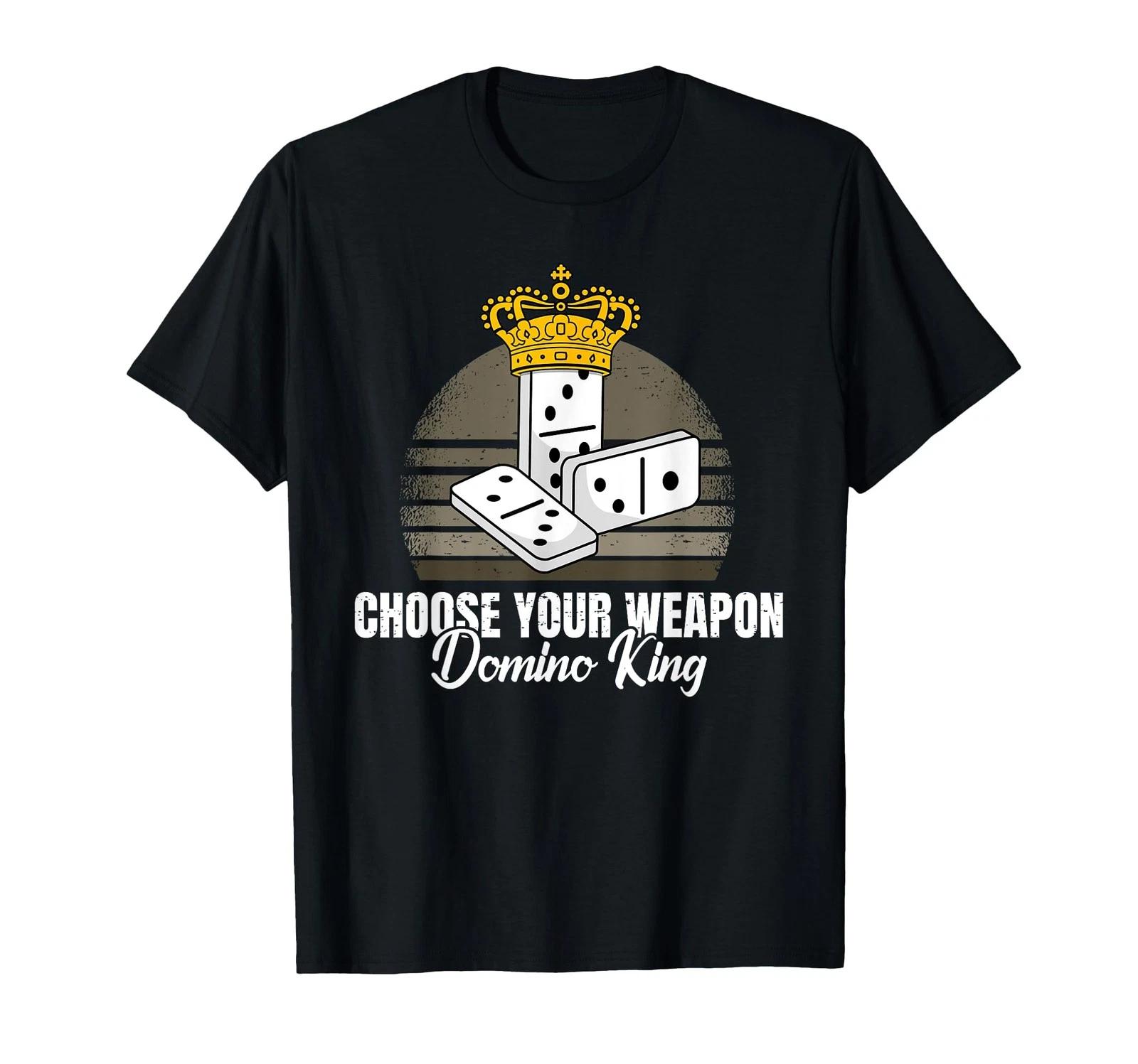 Domino Game, Hobby, Domino King, Funny Proverbs, T-Shirt_ 3XL