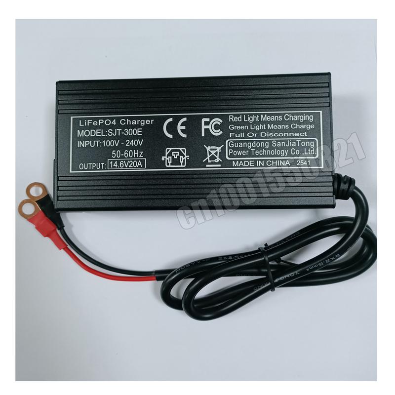 12V 20A Smart Lifepo4 Battery Charger 4S 14.6V High Power Charger For Lithium Iron Phosphate Battery Chargers EU Plug