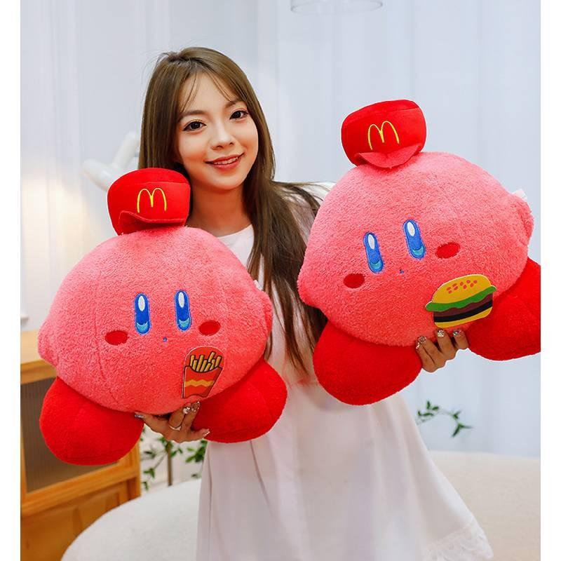 Adorable Pink Plush Toy Featuring Kirby Character Design Perfect For Collectors And Kids