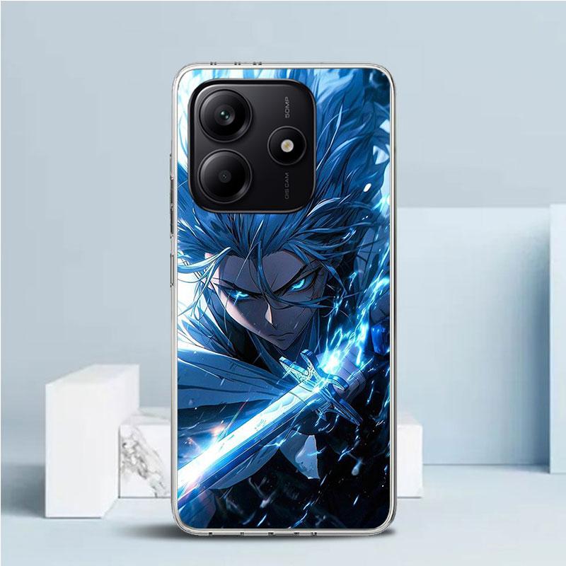 Hitsugaya Toushirou Bleach Phone Case For Xiaomi Redmi Note 15 14 14S 13 12S 12 Pro Plus 11S 11 11T 11E 10S 10 + Soft TPU Back C