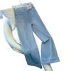 2026 Women's High-Waist Light Blue Slim Straight-Leg Summer Jeans