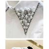 Luxury Embroidered Flares Diamonds Doll Collar Women Spring New Loose Lapel Collar Long Sleeved Solid Color Comfortable Shirt
