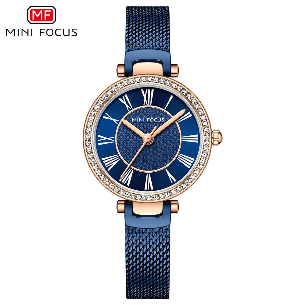 Fashion Women's Watch Japanese Movement Waterproof Milan Strap Women's Watch