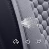 Hexagon Embossed Car Seat Cushion - Easy Installation (No Ties Needed), Breathable & Durable for All Seasons, Universal Fit