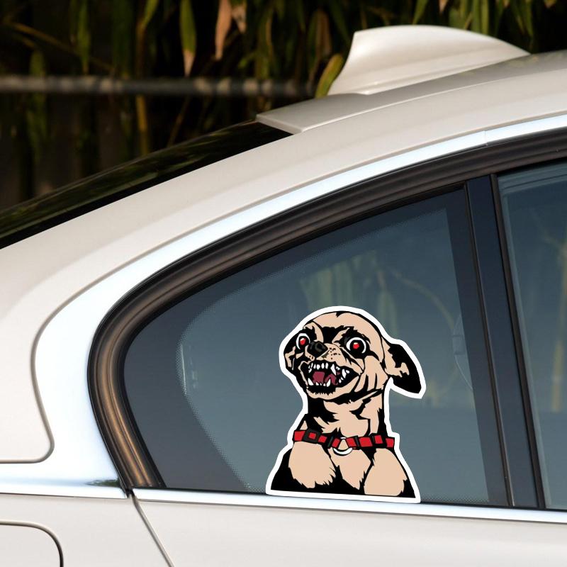 Angry Chihuahua Stickers Car Stickers Funny Car Motorcycle Pvc Stickers Decals