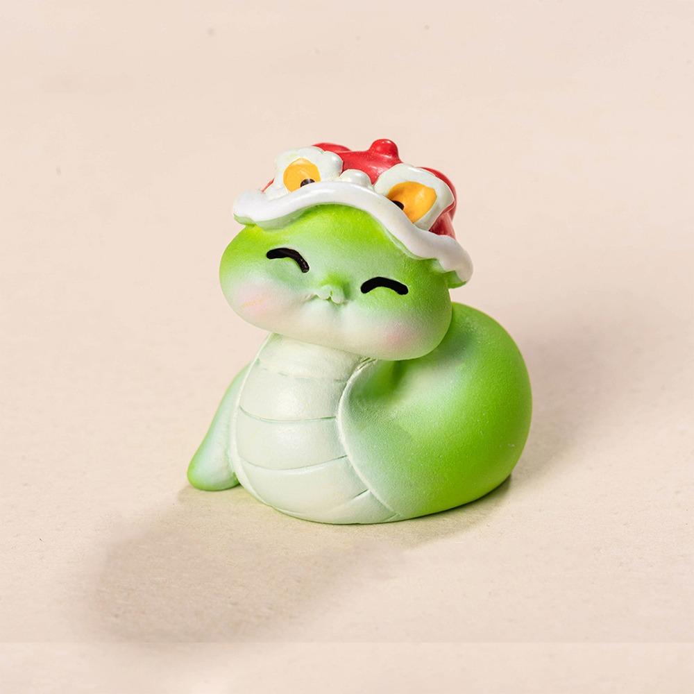 

Cute Mini Lucky Snake Figurine Traditional 2025 Snake Year Mascot New Year Decoration Gifts Style 2