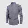 Men's Cross-Border Autumn/Winter Plaid Cotton Long-Sleeve Casual Business Shirt