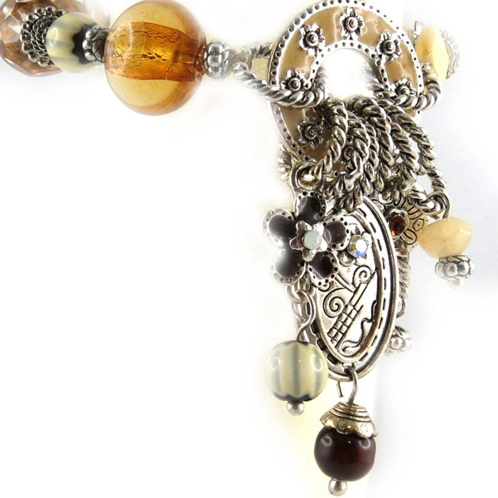 Les Trésors De Lily [E0463] - Béžový designový náramek 'Thalassa'