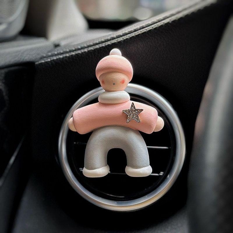 2024 New Arrival Creative Car Aromatherapy Perfume Car Vent Decoration Fragrant Stone Car Interior Decoration Ornament Gift