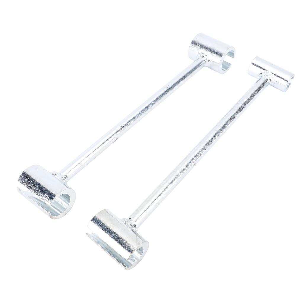 2 Peças Chave de Ajuste de Folga de Dobradiça Ajuste de Porta Aço Carbono Soldado Cabeça Dupla Ajustável