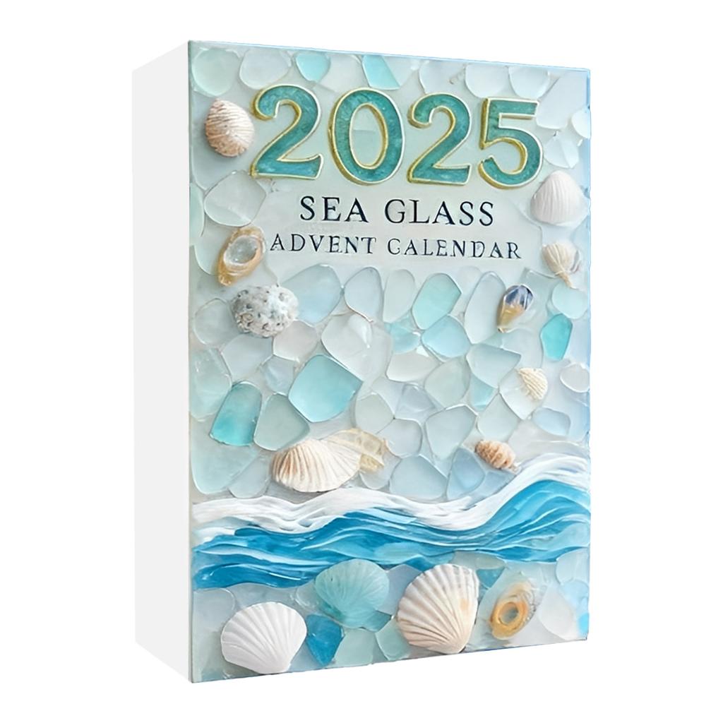 Świąteczna Zawieszka Ozdobna Szkło Morskie Akryl Choinka Kalendarz Adwentowy Zawieszka Ozdobna Na Odliczanie Świąt Bożego Narodzenia Wystrój Domu Impreza