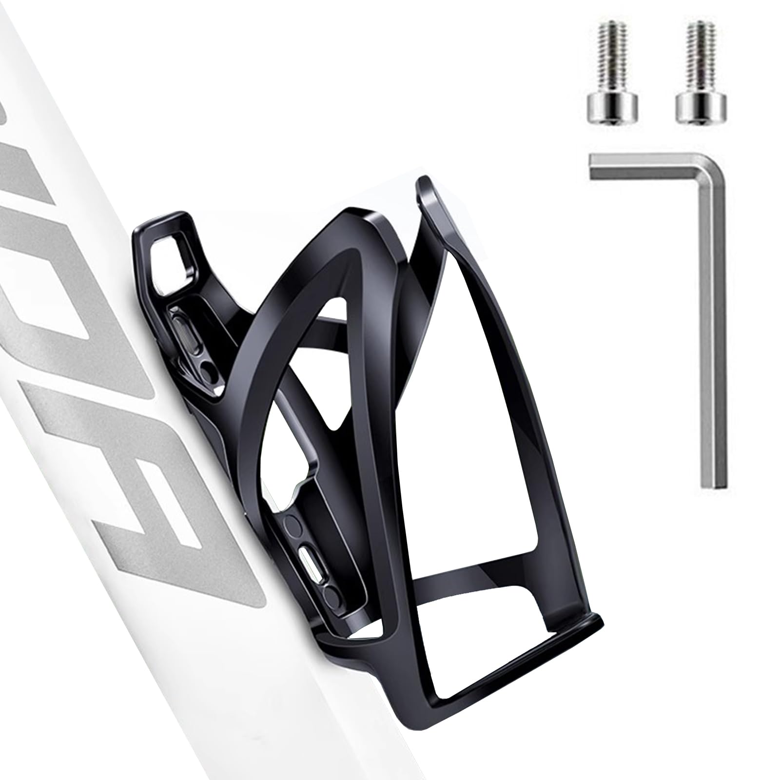 

DFsucces Bicycle Drink Bicycle Bottle Ultra Convenient to Easy to Includes Installation For Outdoor Cycling Holder, Cage, Lightweight, Stretchy, Use, чорний