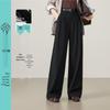 ESE-Y High-Waisted Commuter Wide-Leg Trousers