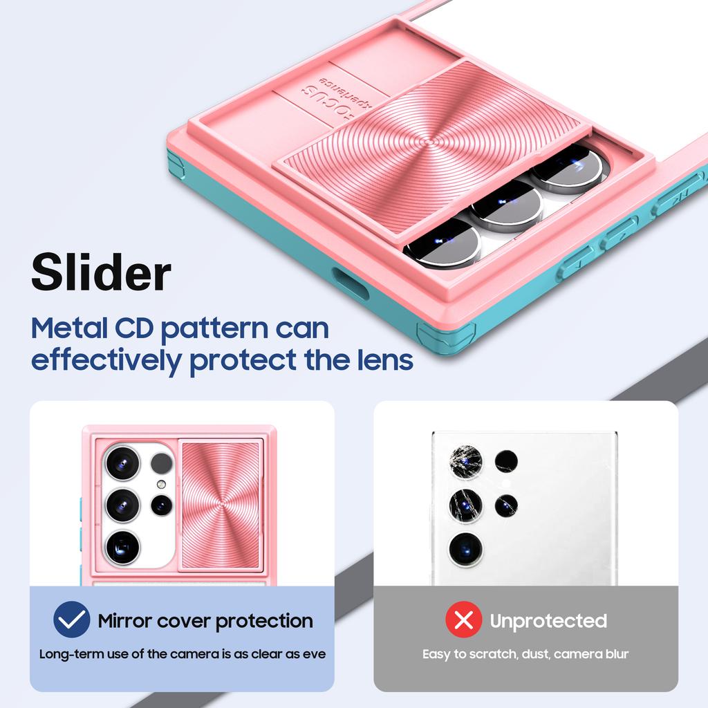 For Samsung Galaxy S25 Ultra Case TPU + PC Clear Phone Cover