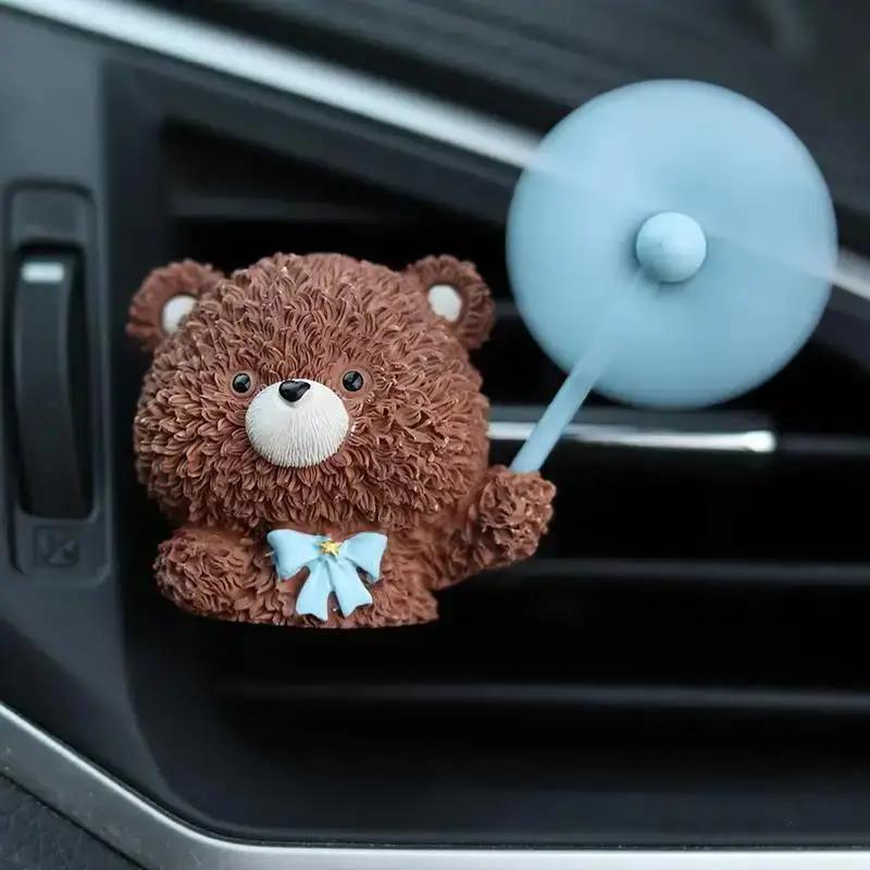 Cute Small Animals Car Decoration Air Purifier Air Conditioner Outlet Decoration Car Accessories Interior Fixation Perfume Decor