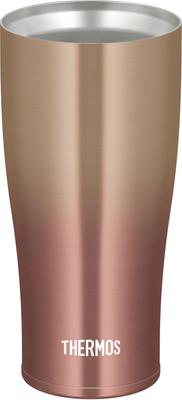 Thermos Vakuumisolierter Becher 420ml Goldfarbiger Farbverlauf Spülmaschinenfest Thermos-Struktur Wärme/Kälte JDE-422LTD GD-G