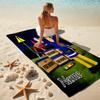 Personalized Fireman Sam's Heroic Journey Beach Towel Microfiber Beach Towel Thin Absorbent for Beach Swimming Yoga Bath Sports. 0910189