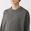 MUJI Cotton Fleece Loungewear Set FB0ZYA6S Black L Men's Long-Sleeve
