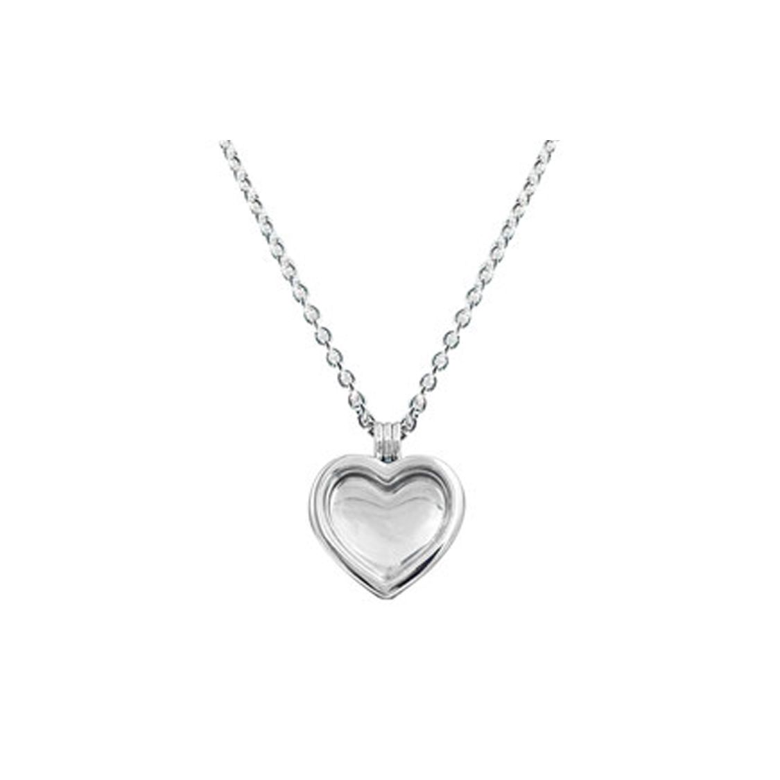 Pandora Fashion Simple Heart Necklace Women necklace 590544 Silver,60