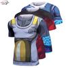 Mens Slim Fit Short Sleeve T-Shirt With 3D Print Quick-Dry Athletic Top Running Casual Sport