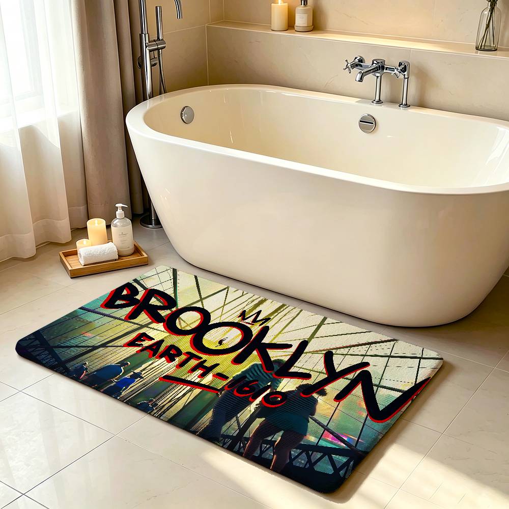 Classic S-Spider-Man-S Carpet Bathroom Anti-slip Mat Door Mat Home Decoration Mat Entrance Door Mat Scratch-resistant Door Mat