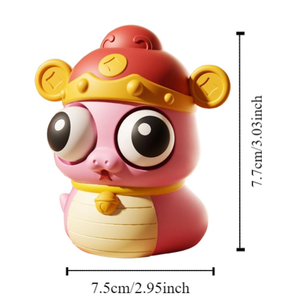 2pcs/set Simulation Snake Burst Eye Snake Keychain Eyeball Burst Squeeze Toy  Kids Holiday Gift