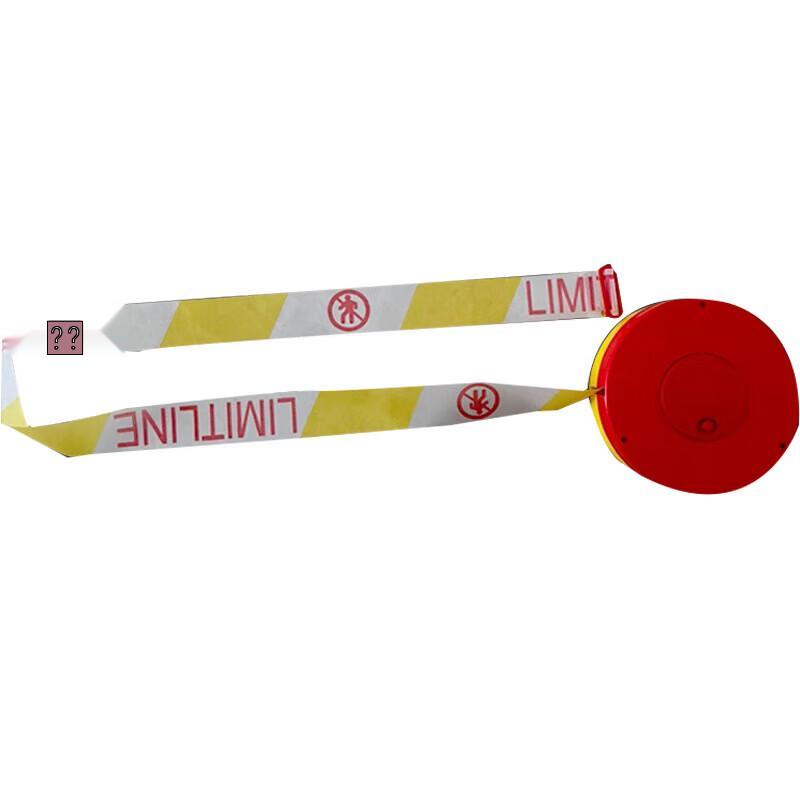 Chunsen 100m Yellow & White Warning Tape