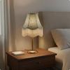 Lampshade Handmade Tassel Fringed Lamp Shade for Bedroom Green Dome Fringe