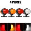 Truck LED Side Marker Light Double Face Indicator Turn Signal Light Rear Stop Warning Lamp 12V 24V For Car Trailer Lorry Van RV