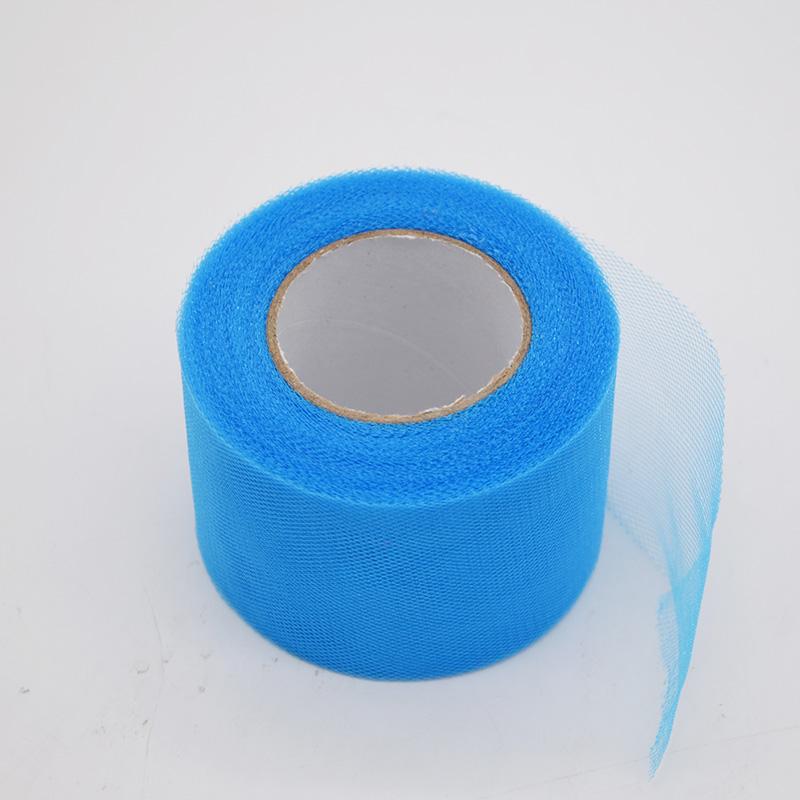 22m/lot 2" 5cm Shiny Tulle Roll Spool Fabric Tutu Skirt Chair Sash Bow Table Runner  Wedding Baby Shower Party Decorations