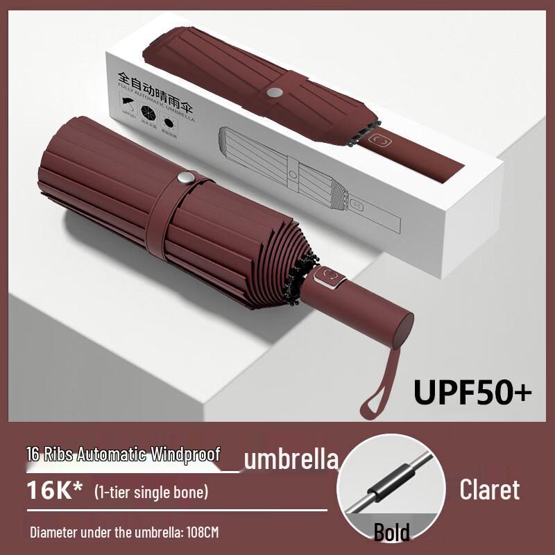 WH Automatic Oversized UV Protection Umbrella