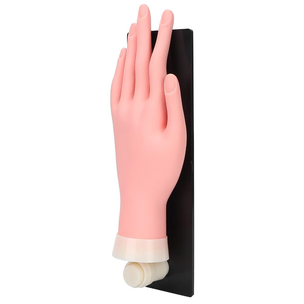 Reusable Mannequin Hand For Nails Silicone Nail Training Hand  For Salon Practice
