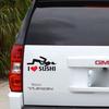 Car Decal Sexy Pattern Vinyl Sticker Car Rear Window Bumper Body Scratch Graffiti Sticker