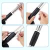 Snow Shovel Ice Scraper Long Handle Flat Shovel Snow Ice Chopper Ice Removal Tool for Walkway Driveway Road Cleaning Snow Shovel