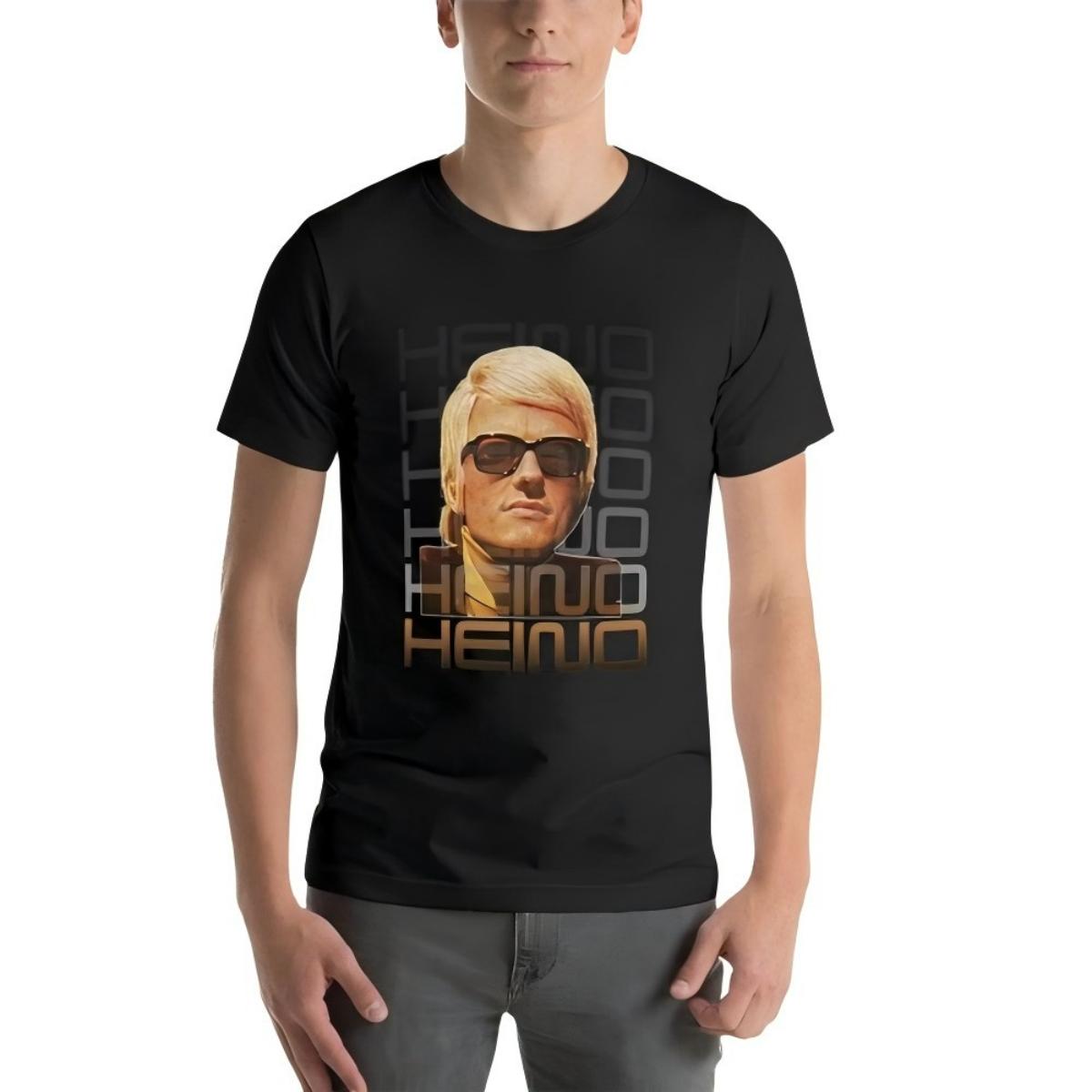 Heino Retro Portrait T-Shirt S чёрный