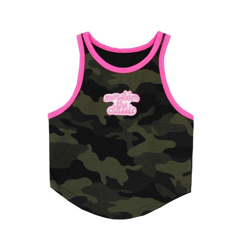 Summer Women Camouflage Vintage Camis Korean Clothing New Vest Slim Streetwear Fashion Female Sleeveless Sexy Crop Tops Tanks