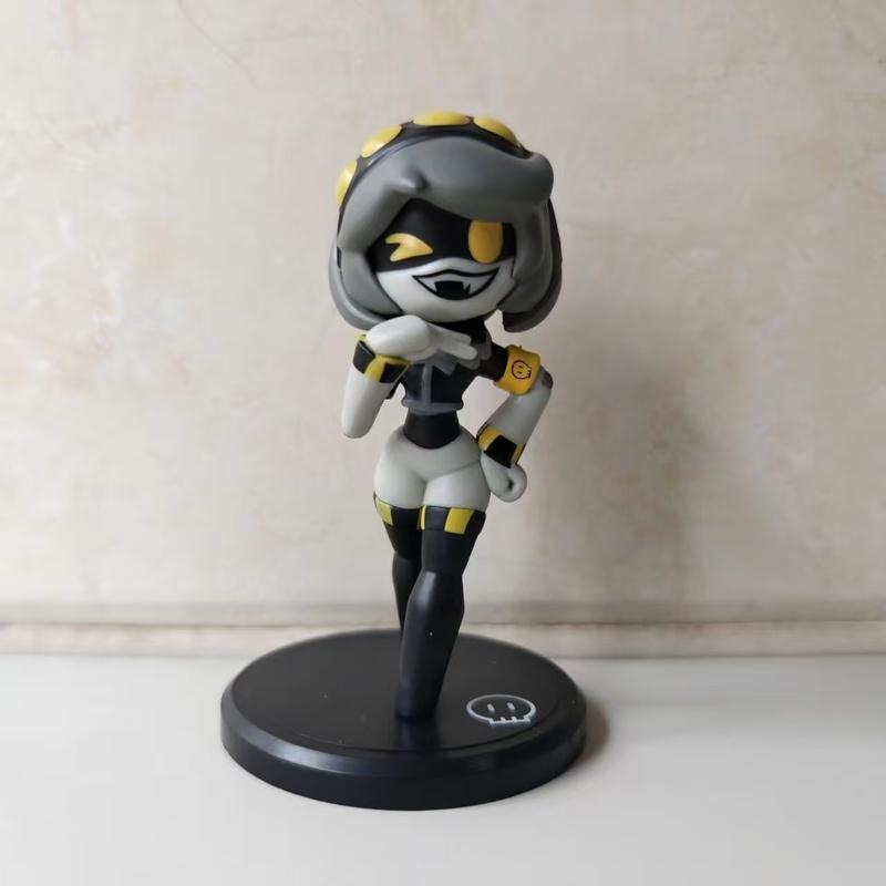 

-New Murder Drones Anime Figures V and Uzi Collectible Model Toys with Base Desktop Ornament Gift for Fans Perfect Gift No box