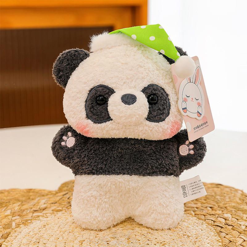 Pandabär Plüschtier Weiches Baumwoll-Stofftier Für Kinder Und Erwachsene