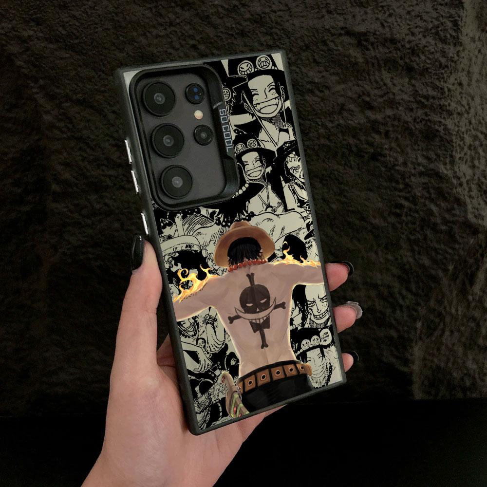 Portgas D Ace Hot Anime Case For Samsung S26 S25 S24 Ultra Cases For Galaxy S23 S22 S21 FE S20 Ultra Plus Shockproof Phone Cover