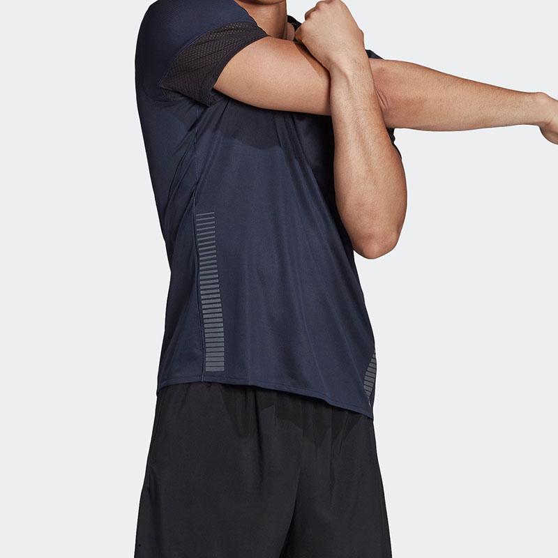 Adidas 25/7 Tee Runr Short Sleeve Running Shirt Men Tops Ink-Blue EK2861