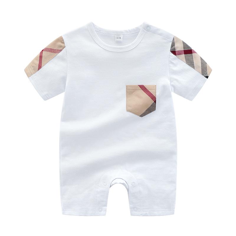 Unisex Baby Summer Romper - 3 Months, Short Sleeves, Lightweight, 100% Cotton